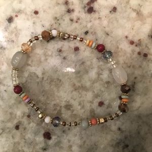 Beaded ankle bracelet